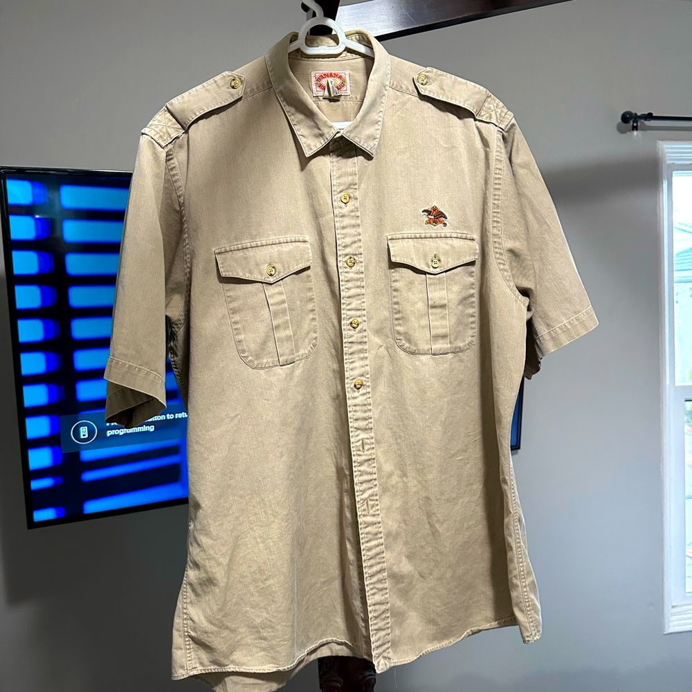 Anheuser Busch Banana Republic button up.
